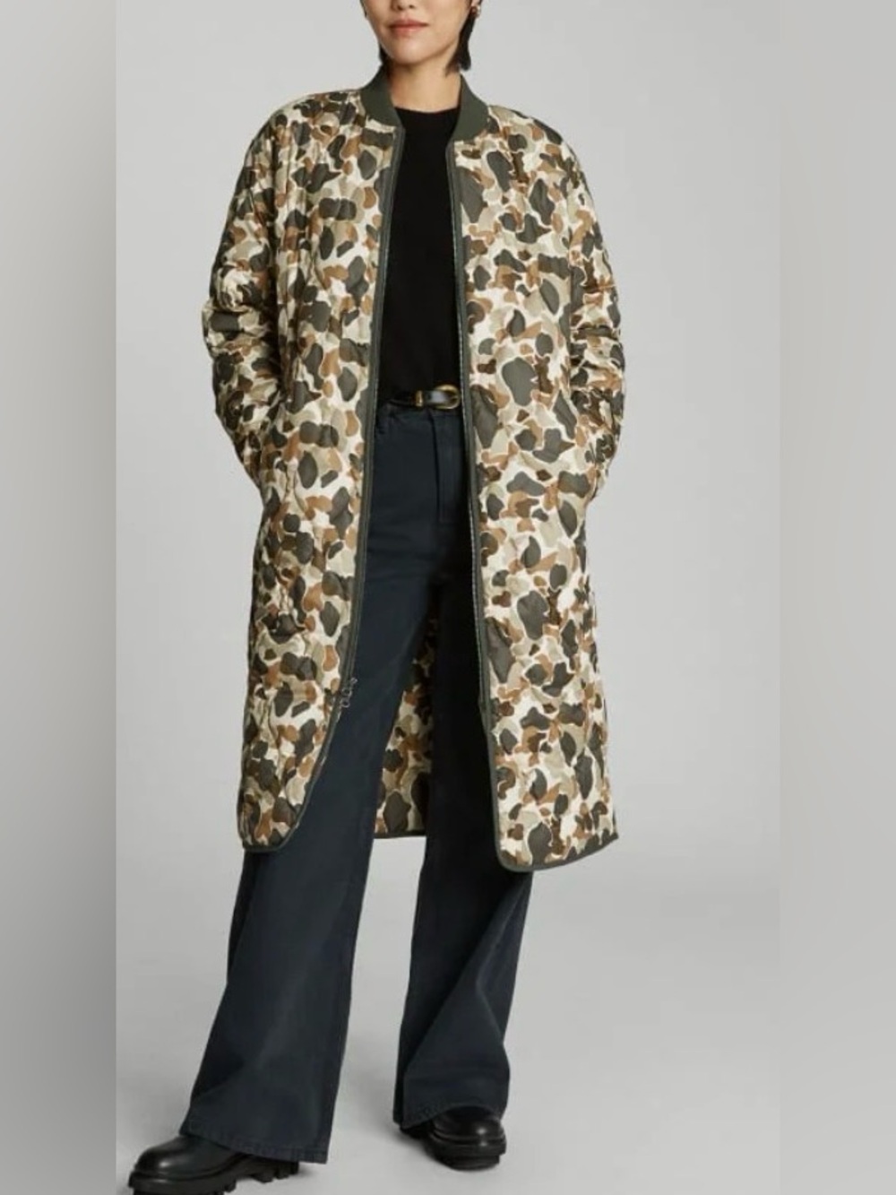 EVERLANE NWT THE RENEW LONG LINER Jacket size XXS